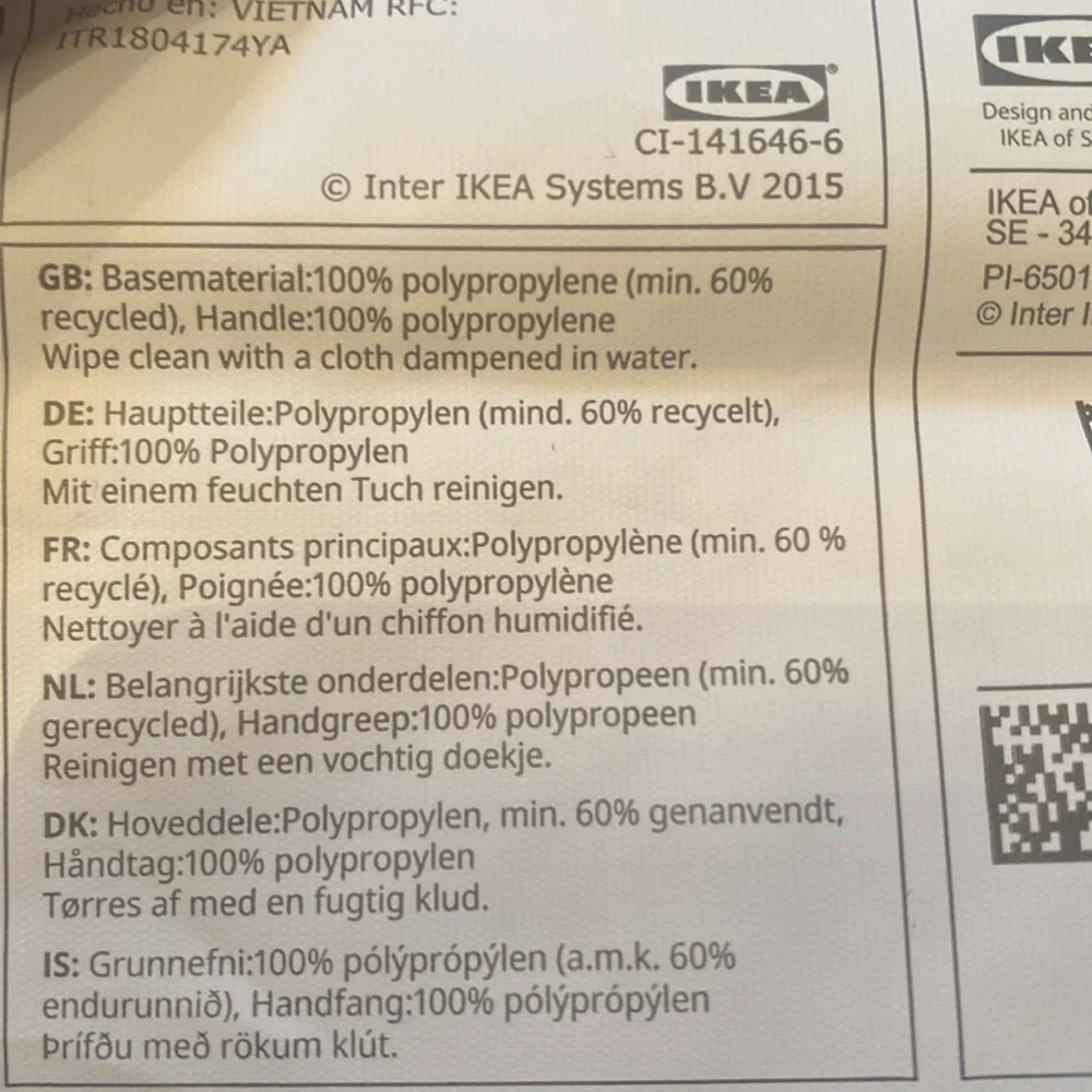 2 NWT Large IKEA Bags